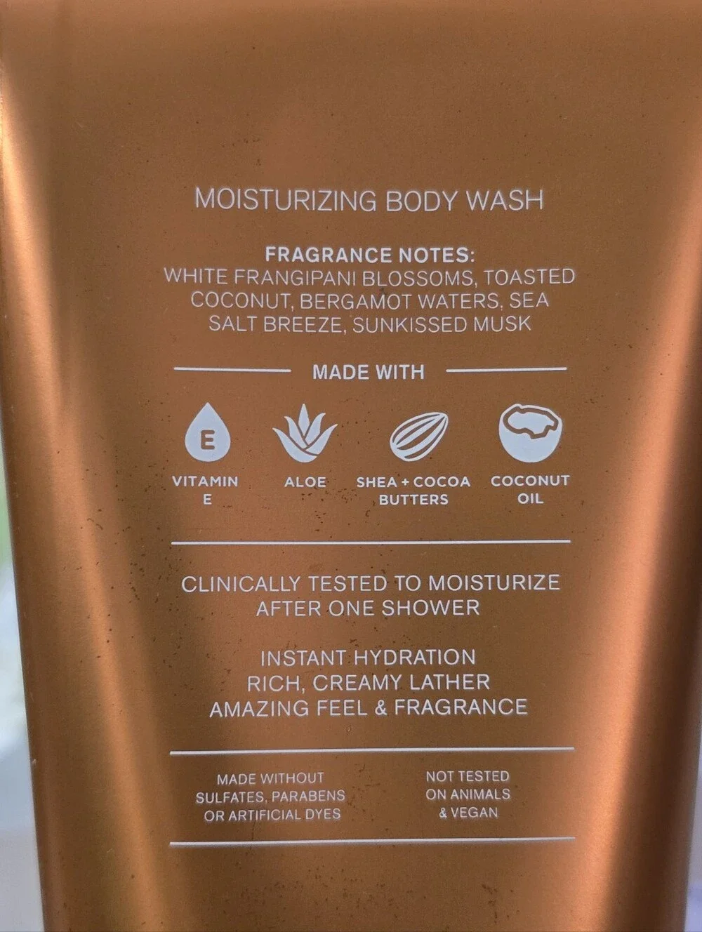 Bath & Body Works At the Beach Moisturizing Body Wash 10oz NEW RARE